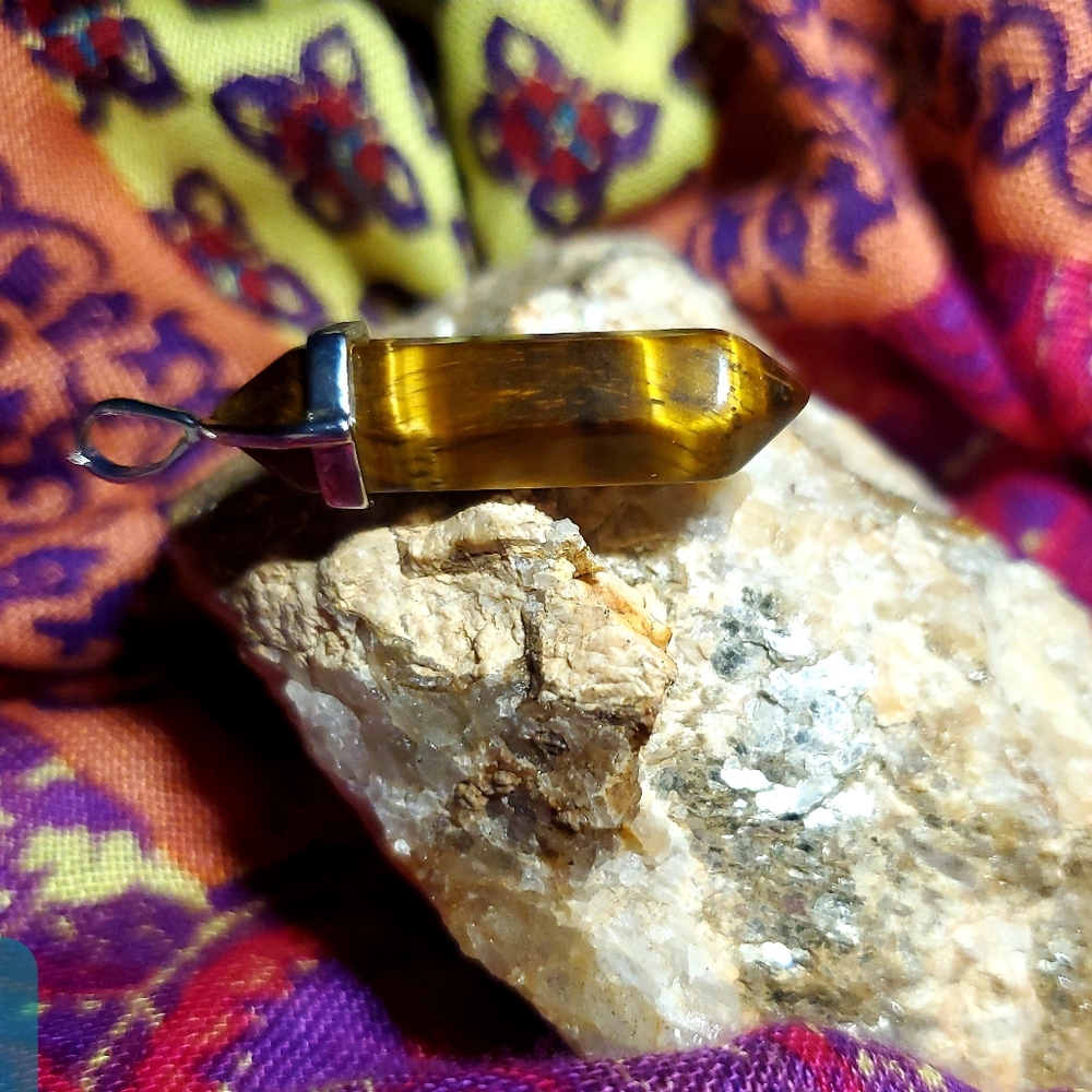 Natural Tiger Eye Pendant